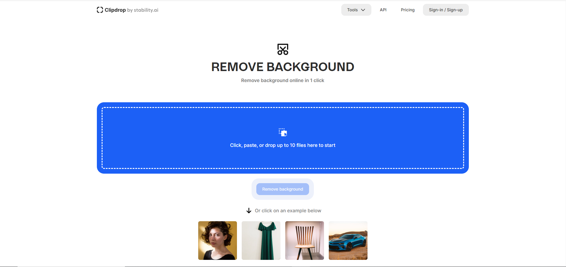 ClipDrop Remove Background
